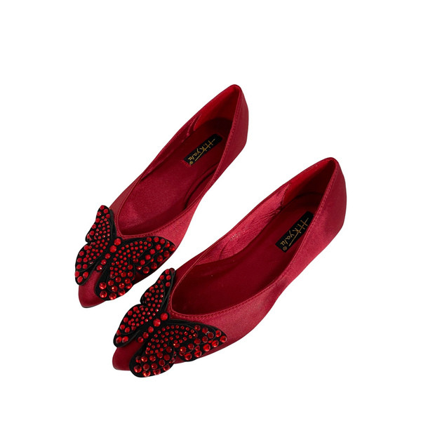 Casual χαμηλά παπούτσια από ύφασμα με πέτρες