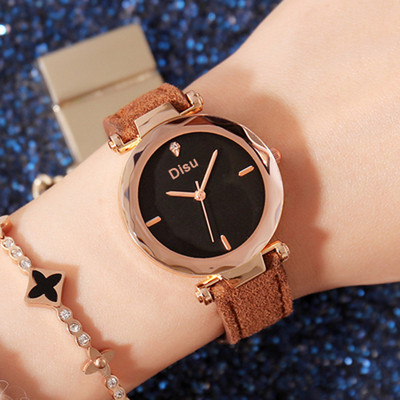 Γυναικείο αδιάβροχο ρολόι σε στρογγυλό σχήμα