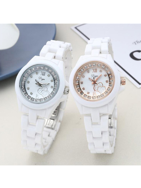 Új modell női vízálló karóra kerek kövekkel