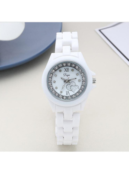 Új modell női vízálló karóra kerek kövekkel