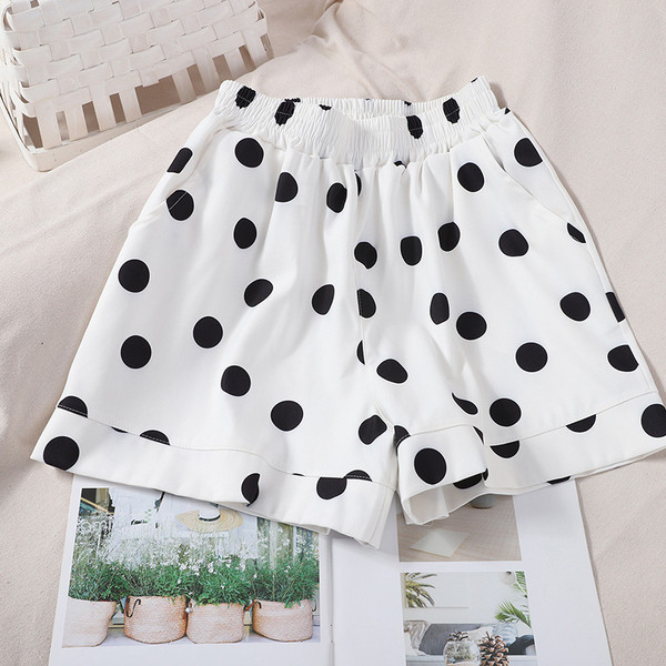 Alkalmi férfi nadrág elasztikus pöttyökkel és zsebekkel