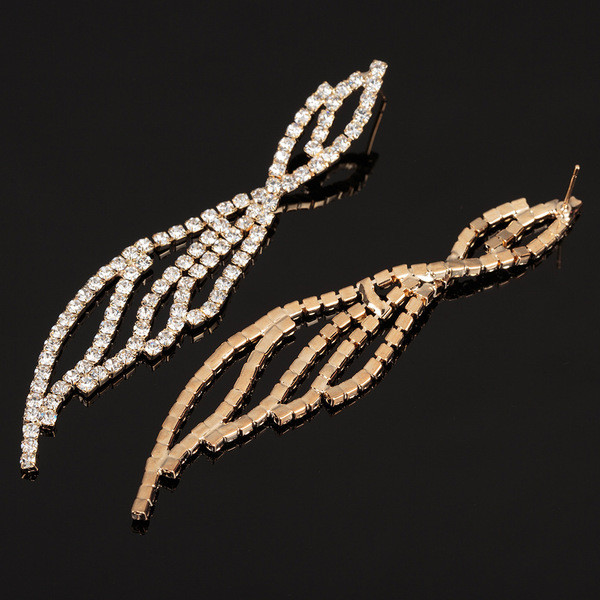 Κομψά γυναικεία σκουλαρίκια με πέτρες