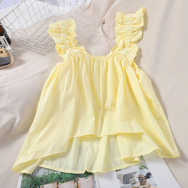 Καθημερινό γυναικείο αμάνικο με φαρδύ λουράκι και τετράγωνο ντεκολτέ