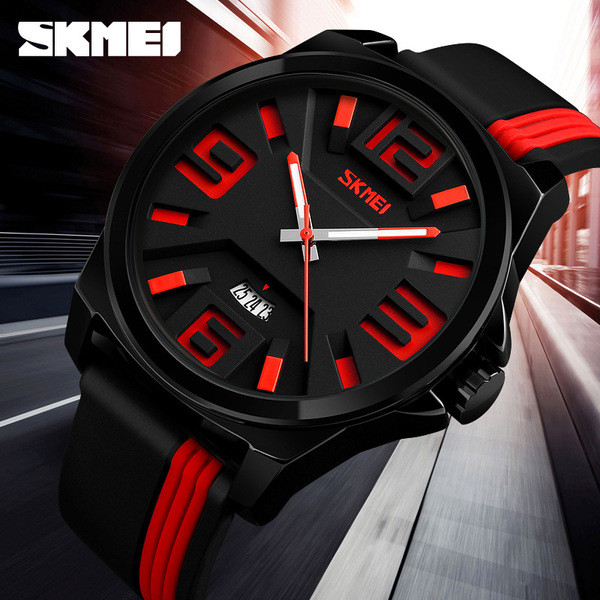 Férfi sportóra szilikon szíjjal