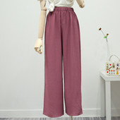 Pantaloni lungi de dama la moda cu talie elastica