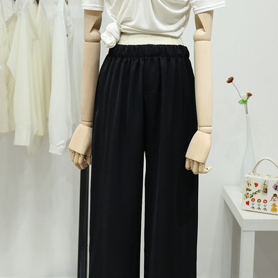 Pantaloni lungi de dama la moda cu talie elastica