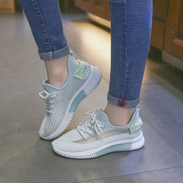 Σπορ και casual γυναικεία αθλητικά παπούτσια με κορδόνια - μεγάλα μεγέθη