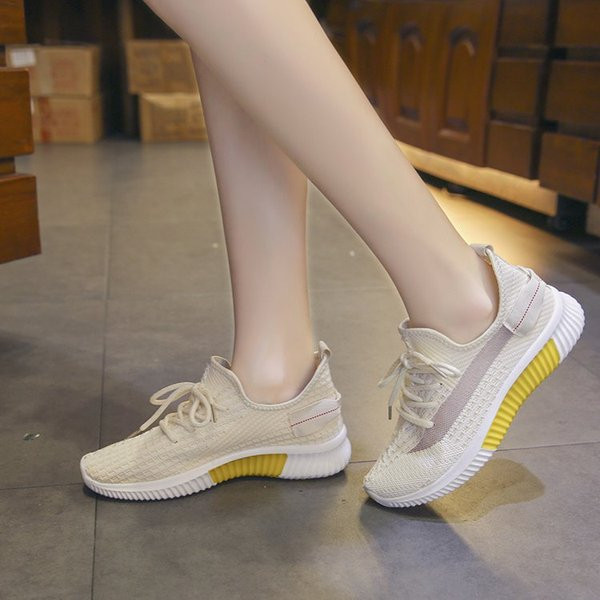 Σπορ και casual γυναικεία αθλητικά παπούτσια με κορδόνια - μεγάλα μεγέθη