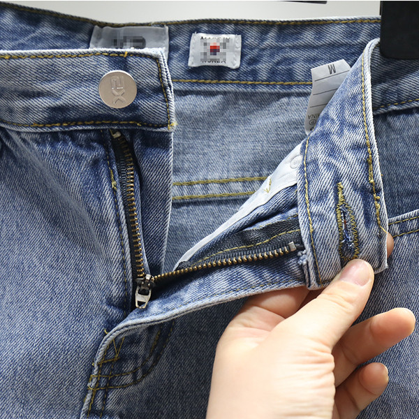 Aszimmetrikus farmer női szoknya magas derékkal