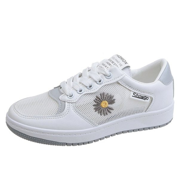 Casual πάνινα παπούτσια από ύφασμα και κεντήματα