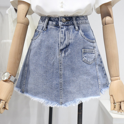 Κοντή γυναικεία φούστα-παντελόνι - A-line