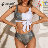 Costum de baie modern din două părți - bikini și bustieră