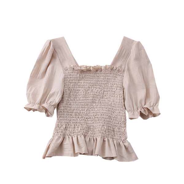 Modern női ruha szögletes nyakkivágással Karcsú modell