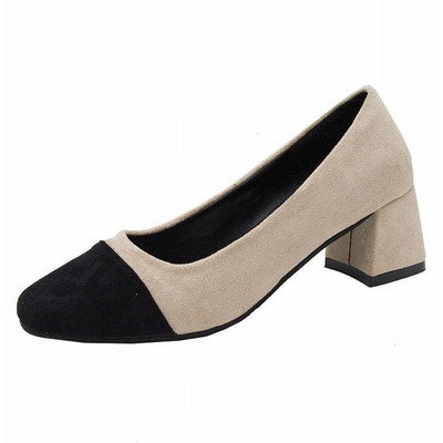 Pantofi eleganti de dama cu toc inalt gros