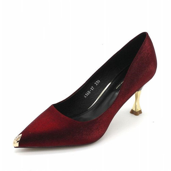 Särava efektiga elegantsed naiste kõrge kontsaga kingad