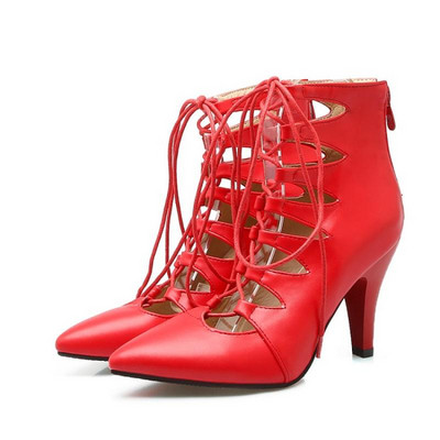 uus mudel naiste kõrge kontsaga kingad kunstnahast paeltega