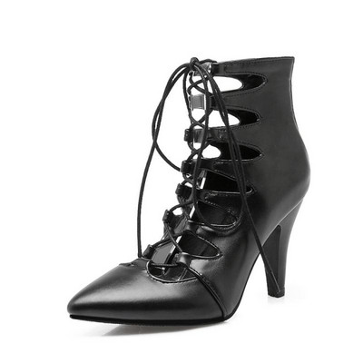 uus mudel naiste kõrge kontsaga kingad kunstnahast paeltega