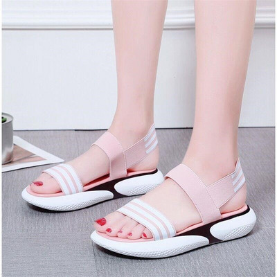 Sandale casual dama cu talpa elastica si groasa