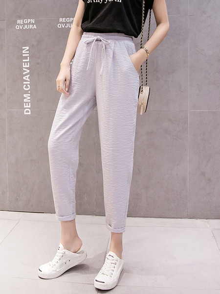 Naiste vabaaja püksid 7/8 elastse vöökohaga