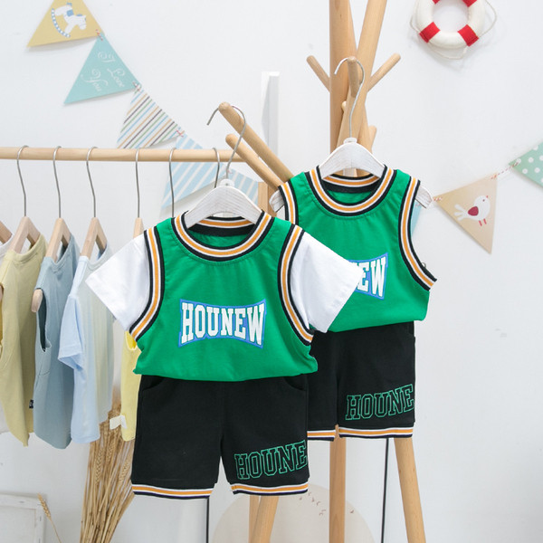 Νέο μοντέλο αθλητικό παιδικό σετ από δύο μέρη για αγόρια