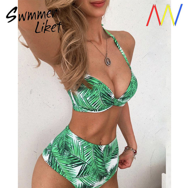 Lillemustriga naiste ujumistrikoo