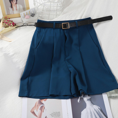 Pantaloni moderni de dama cu talie inalta si curea