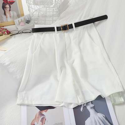 Pantaloni moderni de dama cu talie inalta si curea