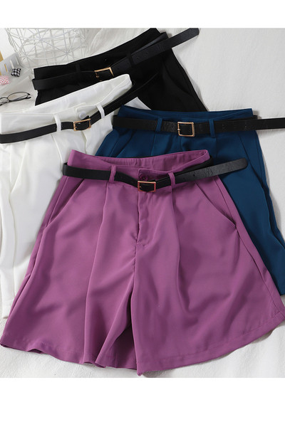 Moodsad kõrge vöö ja vööga naistepüksid