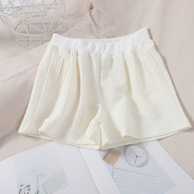 Pantaloni scurti de dama cu elastic si buzunare