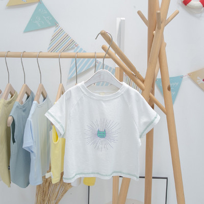 Tricou pentru copii modern cu decolteu rotund pentru baieti