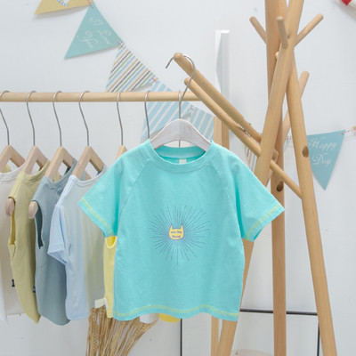 Tricou pentru copii modern cu decolteu rotund pentru baieti