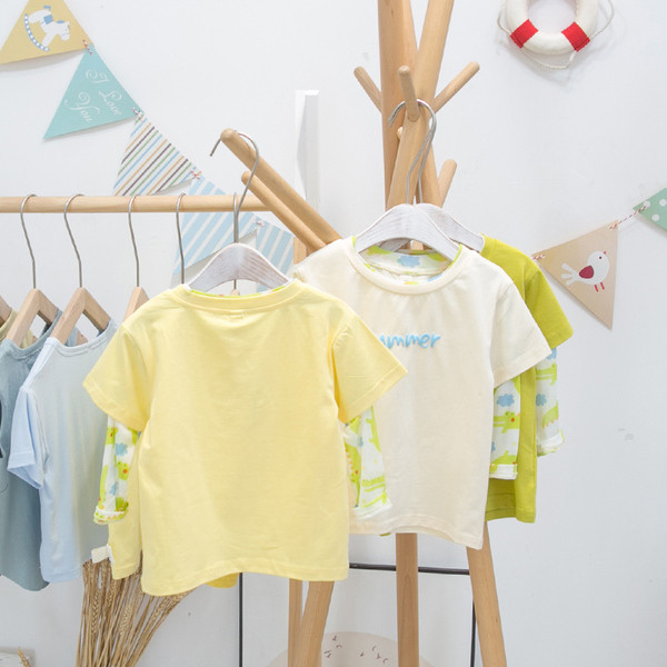 Új modell rövid ujjú gyerek póló fiúknak