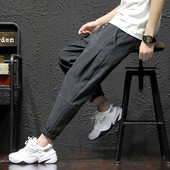 Pantaloni sport si casual barbati cu elastic si buzunare