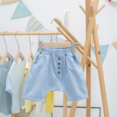 Pantaloni copii moderni pentru baieti cu nasturi