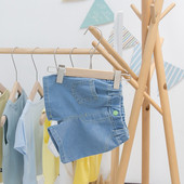 Pantaloni casual copii din denim pentru baieti