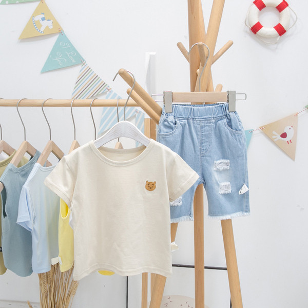 Tricou pentru copii modern pentru baieti - model simplu