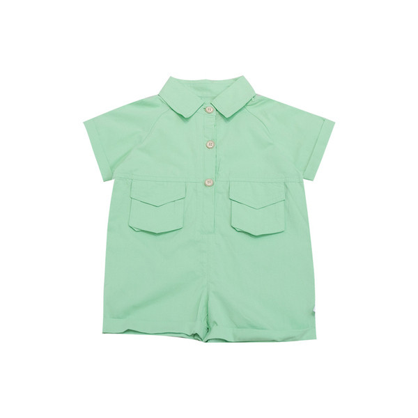 Salopeta pentru copii model nou cu nasturi si buzunare pentru baieti