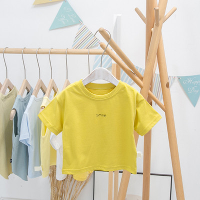 Tricou casual pentru copii cu decolteu rotund pentru baieti