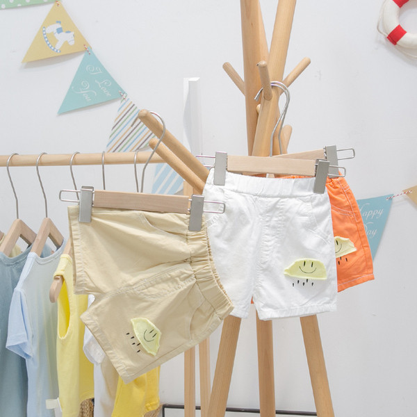 Pantaloni scurți pentru copii cu buzunare și talie elastică