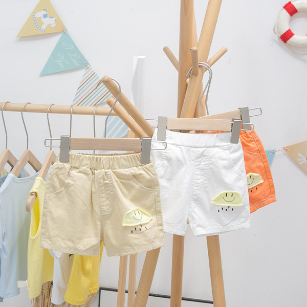 Pantaloni scurți pentru copii cu buzunare și talie elastică