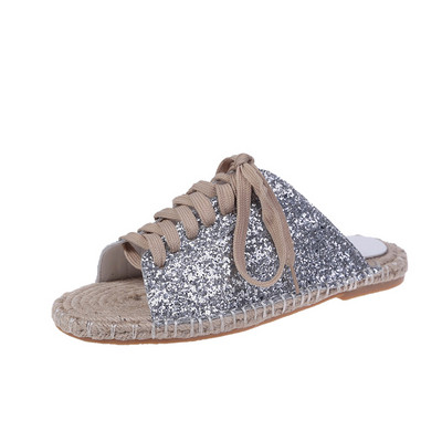 Papuci casual de dama cu sireturi si talpa subtire