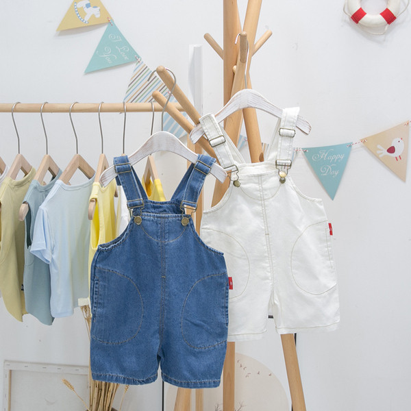 Salopeta scurta pentru copii model nou cu bretele pentru baieti