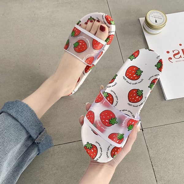 Papuci casual de dama cu aplicatie si curea din silicon