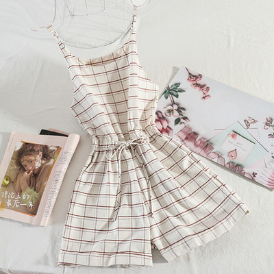 Ежедневен дамски гащеризон с връзки 