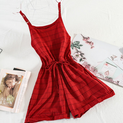 Ежедневен дамски гащеризон с връзки 