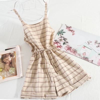 Ежедневен дамски гащеризон с връзки 