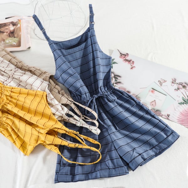 Ежедневен дамски гащеризон с връзки 