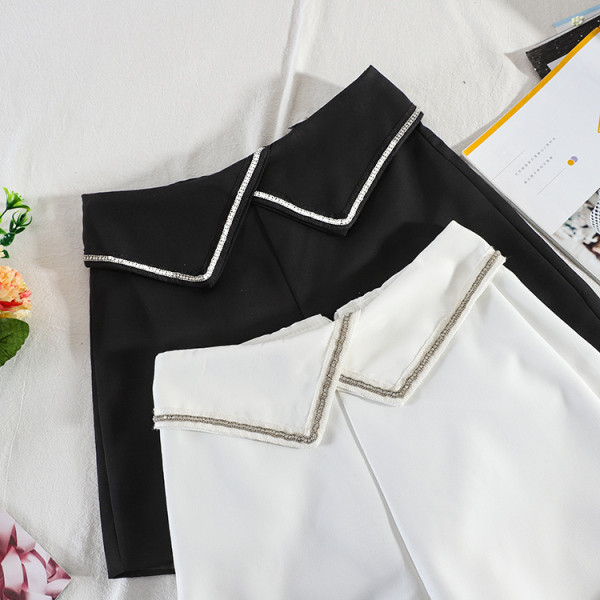 Стилни дамски къси панталони с висока талия 