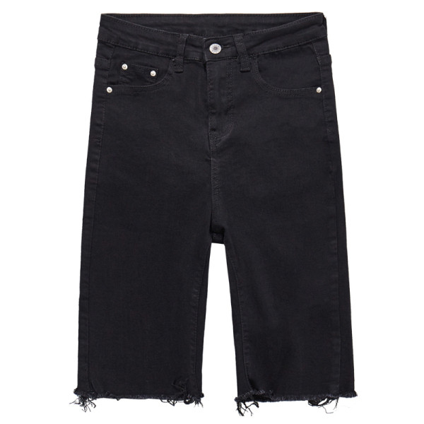 Нов модел дамски дънки над коляното 