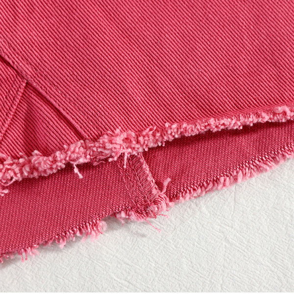 Къса дамска пола от деним с висока талия 